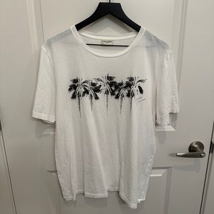 Saint Laurent Palmeraie Palm Tree T-Shirt